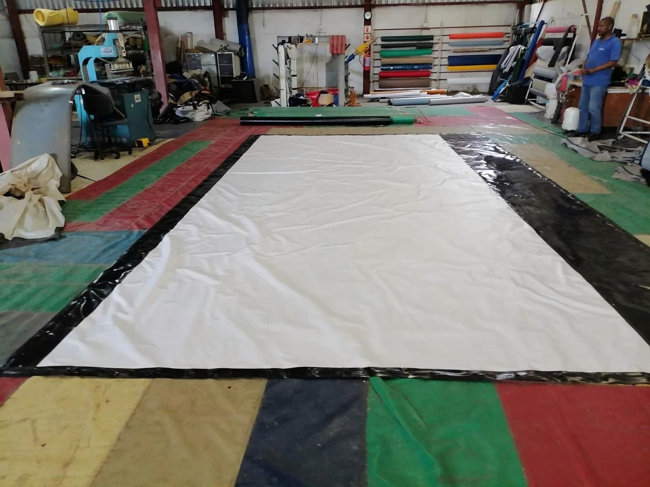 Industrial canvas manufacturing