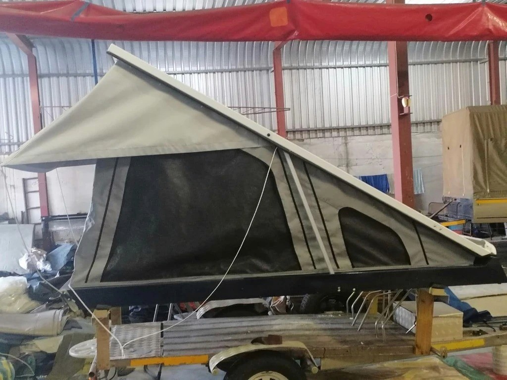 Canvas repair work